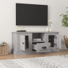 Mueble para TV madera contrachapada gris Sonoma 100x35.5x45 cm 3