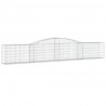 Cestos gabião arqueados 15pcs 400x30x60/80 cm ferro galvanizado 3