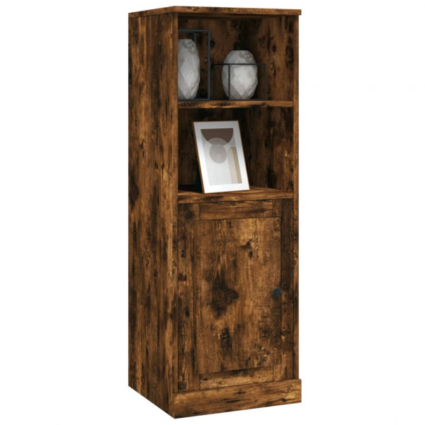 Aparador alto madera contrachapada roble humo 36x35.5x103.5 cm M 4