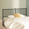 Cabeceira de cama 160 cm metal preto 1