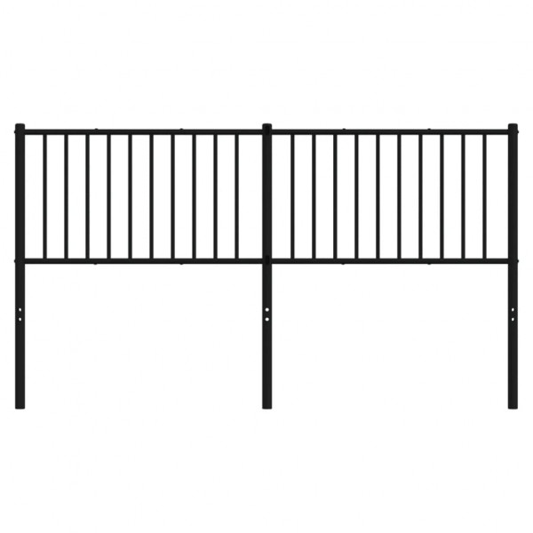 Cabecero de metal negro 160 cm M 3
