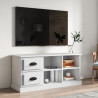 Mueble para TV madera contrachapada blanco 102x35.5x47.5 cm 1