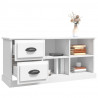 Mueble para TV madera contrachapada blanco 102x35.5x47.5 cm 5