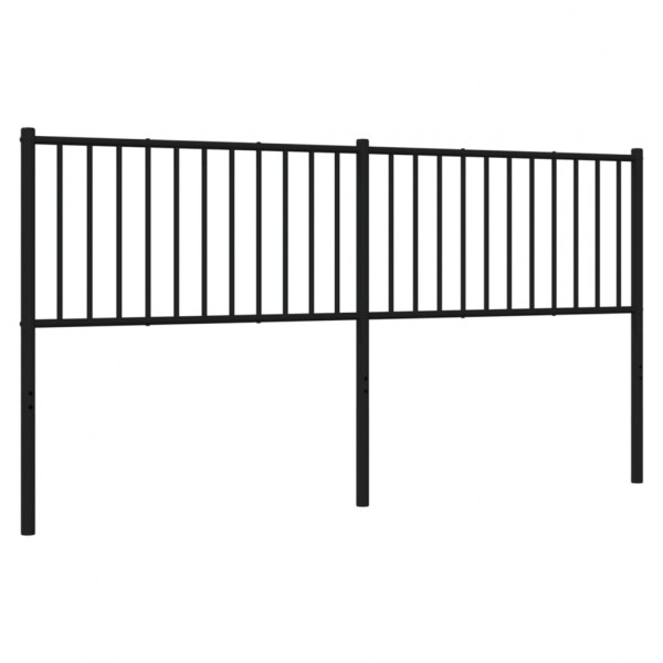 Cabeceira de cama 180 cm metal preto M 5