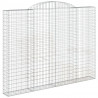 Cestos gabião arqueados 2pcs 300x30x220/240cm ferro galvanizado 3