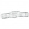 Cestos gabião arqueados 6 pcs 300x50x40/60 cm ferro galvanizado 3