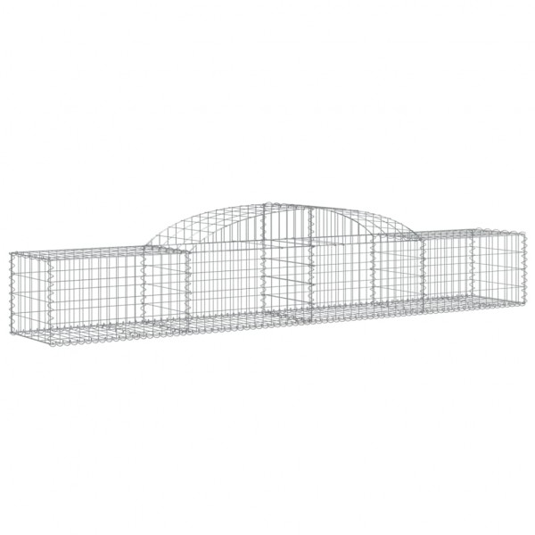Cestos gabião arqueados 20pcs 300x50x40/60 cm ferro galvanizado M 3
