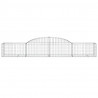 Cestos gabião arqueados 25pcs 300x50x40/60 cm ferro galvanizado 4