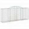 Cestos gabião arqueados 8pcs 300x50x120/140cm ferro galvanizado 3