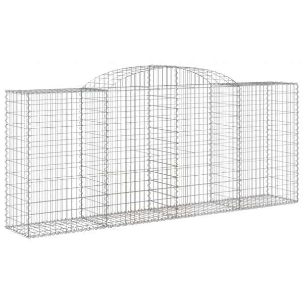 Cestos gabião arqueados 17pcs 300x50x120/140 ferro galvanizado M 3