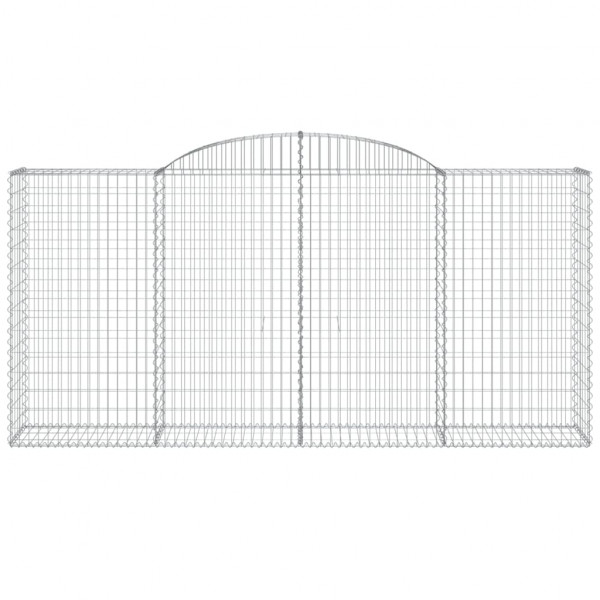 Cestos gabião arqueados 20 pcs 300x50x140/160 cm M 4