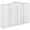 Cestos gabião arqueados 4pcs 300x50x200/220cm ferro galvanizado 3