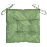 Cojines para silla 2 uds tela estampado de hojas 40x40x7 cm 4