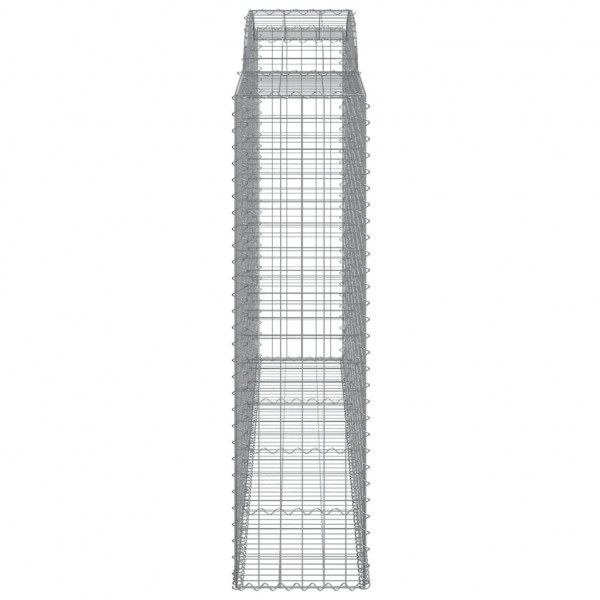 Cestos gabião arqueados 5pcs 300x50x180/200cm ferro galvanizado M 5