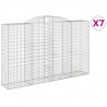 Cestos gabião arqueados 7pcs 300x50x180/200cm ferro galvanizado 2