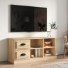 Mueble de TV madera contrachapada roble Sonoma 102x35.5x47.5 cm 1