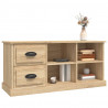 Mueble de TV madera contrachapada roble Sonoma 102x35.5x47.5 cm 4