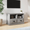 Mueble para TV madera contrachapada gris Sonoma 80x35x50 cm 1