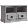 Mueble para TV madera contrachapada gris Sonoma 80x35x50 cm 2