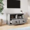 Mueble para TV madera contrachapada gris Sonoma 80x35x50 cm 3