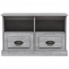 Mueble para TV madera contrachapada gris Sonoma 80x35x50 cm 5