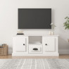 Mueble para TV madera contrachapada blanco 100x35.5x45 cm 1