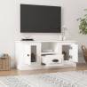 Mueble para TV madera contrachapada blanco 100x35.5x45 cm 3
