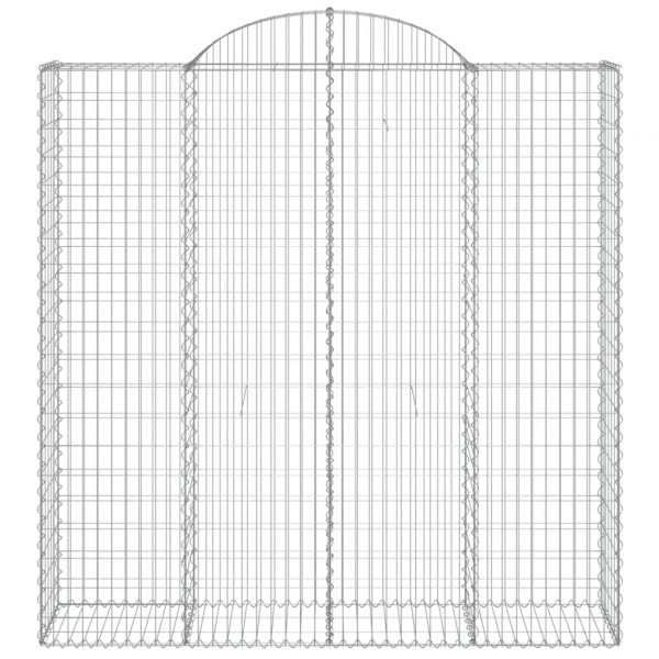 Cesta gaviones forma arco hierro galvanizado 200x50x200/220 cm M 3