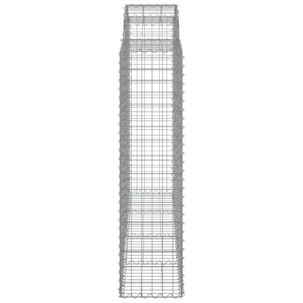 Cestas gaviones 18 uds forma de arco hierro 200x50x160/180 cm M 5