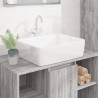 Lavabo rectangular de cerámica blanco 48x37x13 cm 1