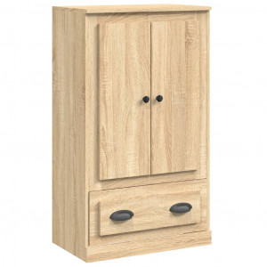 Aparador de madera contrachapada roble Sonoma 60x35.5x103.5 cm H