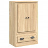 Aparador de madera contrachapada roble Sonoma 60x35.5x103.5 cm 2