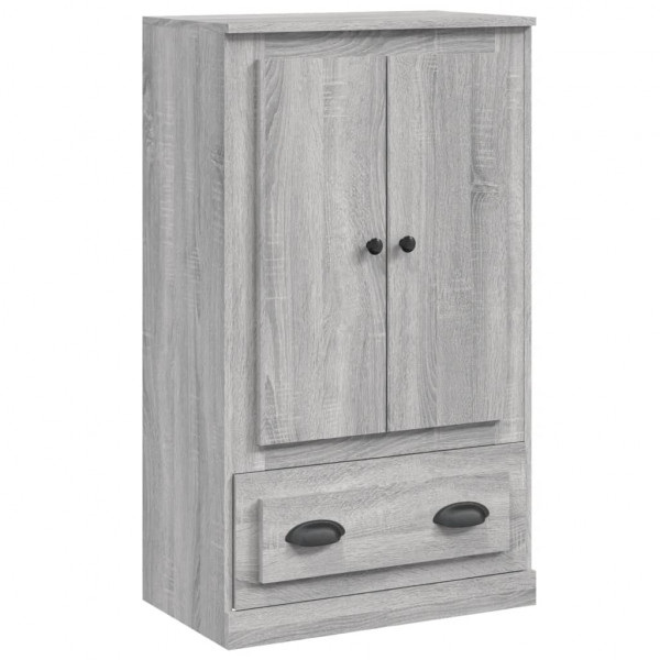 Aparador de madera contrachapada gris Sonoma 60x35.5x103.5 cm M 2