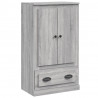 Aparador de madera contrachapada gris Sonoma 60x35.5x103.5 cm 2