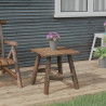 Mesa auxiliar madera maciza abeto 49x49x50 cm 1