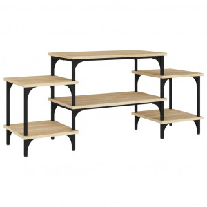 Mueble para TV madera contrachapada roble Sonoma 117x35x52 cm H