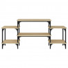 Mueble para TV madera contrachapada roble Sonoma 117x35x52 cm 5