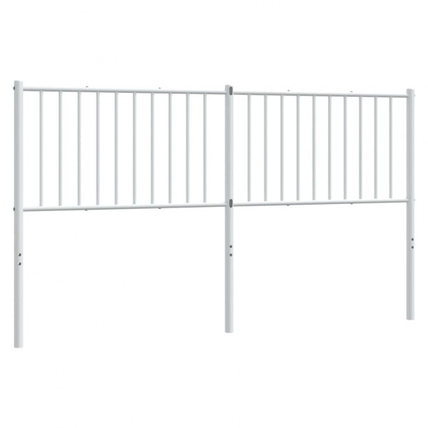 Cabeceira de cama 160 cm metal branco M 2