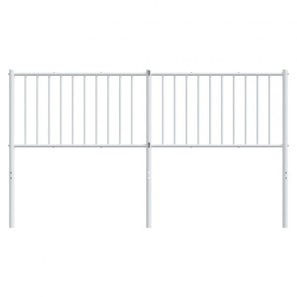 Cabecero de metal blanco 160 cm M 3