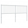 Cabeceira de cama 160 cm metal branco 5