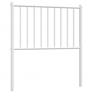 Cabecero de metal blanco 75 cm H