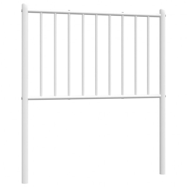 Cabecero de metal blanco 75 cm M 2
