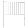 Cabeceira de cama 75 cm metal branco 4