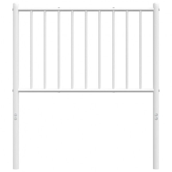 Cabecero de metal blanco 75 cm M 5