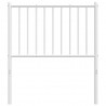 Cabeceira de cama 75 cm metal branco 5