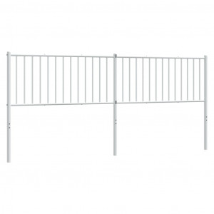 Cabeceira de cama 200 cm metal branco H