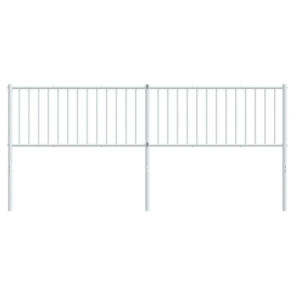 Cabecero de metal blanco 200 cm M 3