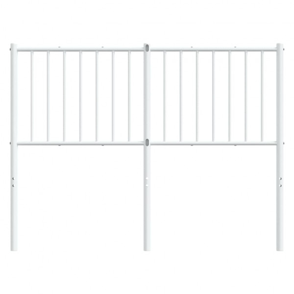 Cabecero de metal blanco 120 cm M 3