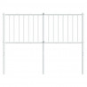 Cabeceira de cama 120 cm metal branco 3