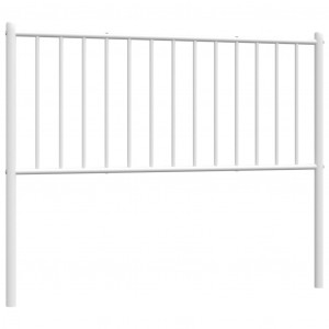 Cabeceira de cama 107 cm metal branco H